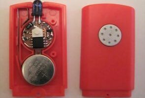 ATtiny13 ATtiny24 programlanabilir kumandalı kapı alarmı