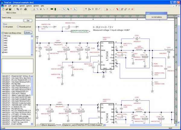Free Circuit CAD Program TinyCAD - Electronics Projects ...