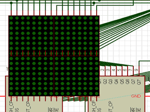 16X16 matrix grafik ekran projesi