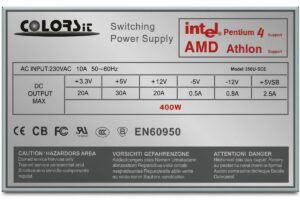 ATX SMPS UC3842 M605 KA339 Colors iT 350USCE Switching Power