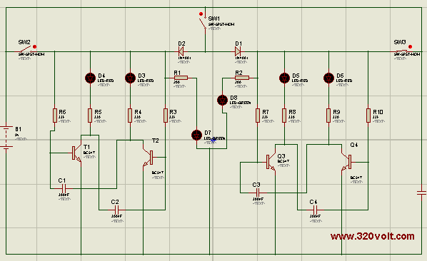 transistorlu-flip-flip-6-led-ledler