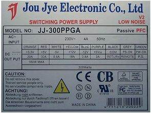Jou Jye Switching Power Supply JJ-300PP ATX SG6105