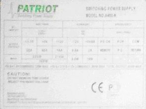 SG6105D Switching Power Supply Patriot ATX A400-K