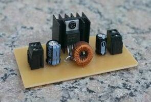 LM2575 ile 3.3 volt dc dc regülatör devresi