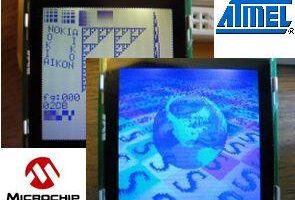 Nokia 6100 LCD Sürücü dsPIC33FJ128GP ATmega168