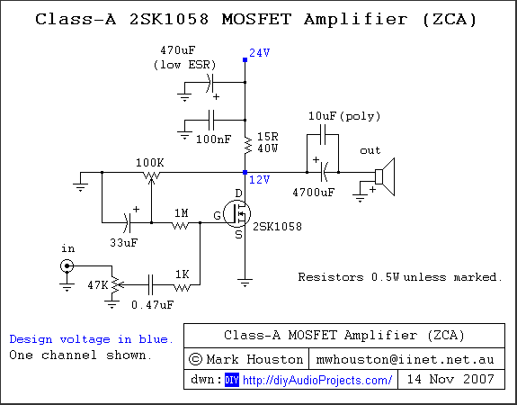 Class-A-2SK1058-MOSFET-Amplifier-ZCA