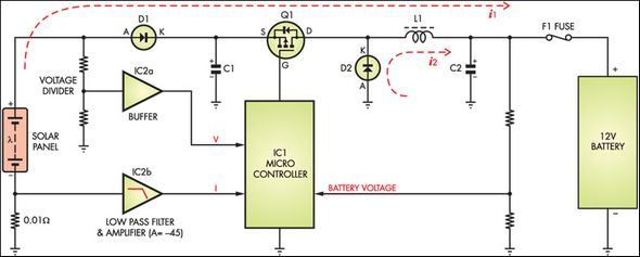 MPPT-circuit-solar-charger-circuit-gunes-panelli-sarj