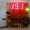 Ayarlanabilir termometre devresi (16f628 ds18b20 picbasic pro)