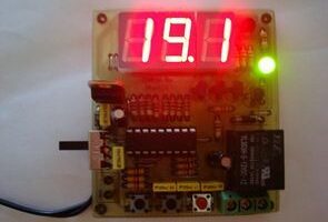 Ayarlanabilir termometre devresi (16f628 ds18b20 picbasic pro)