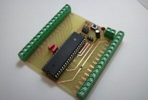 ATMega32A için basit deney kartı (BreakoutBoard)