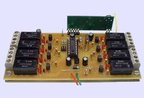 433 MHz RF mödül alcı verici röle kontrolü pic16f628
