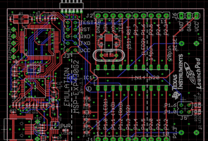 MSP430 Launchpad MSPEXP430G2 pcb şema gerber örnek kodlar