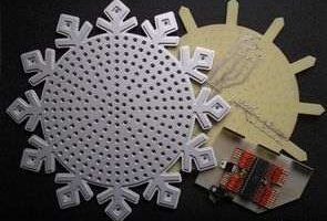 Atmega16 led  kar efekt (ledli kar kristal)