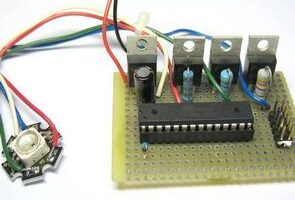 Atmel Atmega RGB Led örneği (mosfet sürücü)