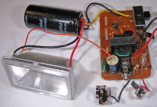 Camera High Voltage Flash Circuit
