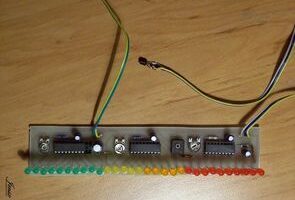 LM35Z Termometre LM3914 30 Led gösterge