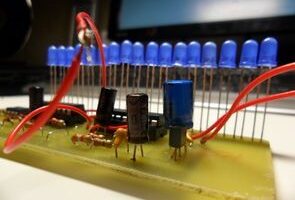 LM3916 Vu metre devresi 17 led