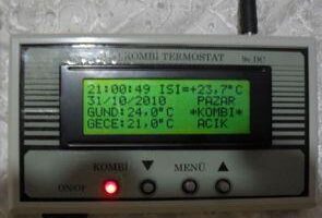 Haftalık Programlı Otomatik Kombi Kontrol Picbasic RF 433Mhz