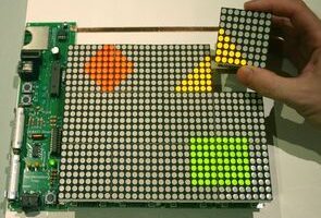 LED  PIC24FJ64GA004   Dinamik Bir Döşeme Ekranı