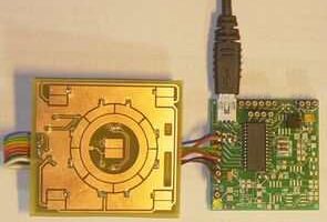 PIC18F2550 USB HID dokunmatik sensör AD7142ACPZ winamp arayüz
