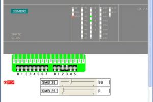 Siemens PLC S7 200 CPU Simülatör Programı