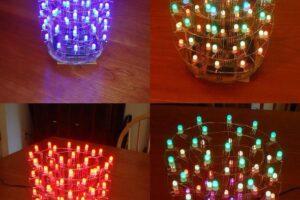 RGB Led Silindir ATEMGA168-20PU TLC5940NT PWM