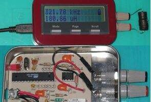 USB üzerinden çalışabilen lcd’li Bobin ölçüm devresi Atmega8