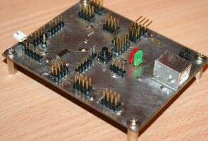 Analog Devices ADuC845 MCU Deney kartı