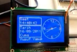 LPC1768 MCB1700 Kit Dijital Analog Grafik LCD Saat