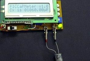 PIC16F873A ile 5PF 2600UF Kapasitemetre