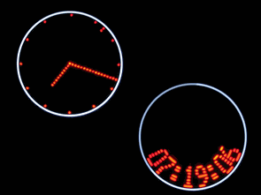 Propeller Clock Havada Saat Uzaktan Kumandalı Analog Dijital Mod