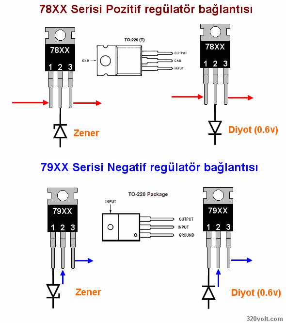 regulator-entegre-zener-diyot-voltaj-yukseltme