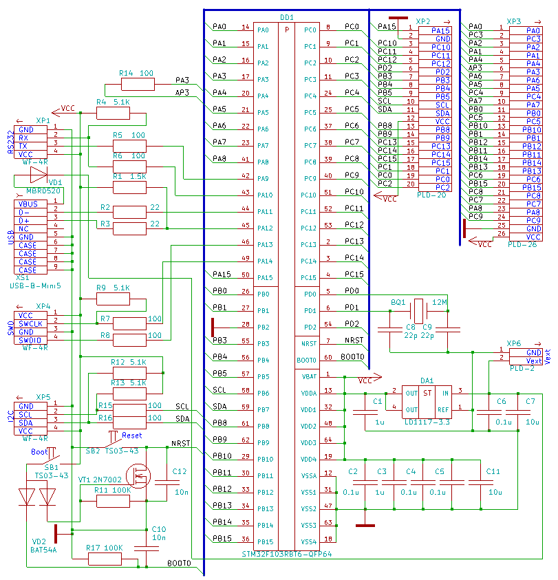 1-schematic-experiment-board-for-stm32f103rbt6-qfp64
