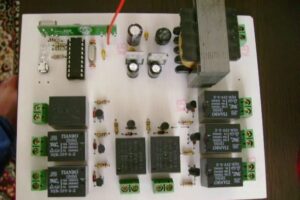PC RS232 8 Kanal Röle Kontrol PIC16F628 RF