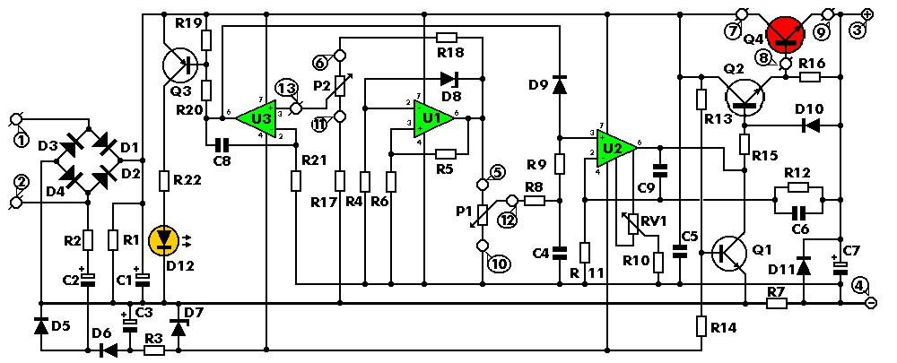 0 30v guc kaynagi devre semasi 0 30v power supply circuit diagram