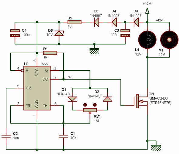 High Power PWM Circuit 555 Mosfet - Electronics Projects ...