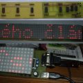 8X8 LED Matris Kayan Yazı RS232 Yazı Gönderme