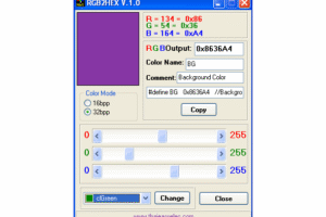 RGB HEX Çevirici Program
