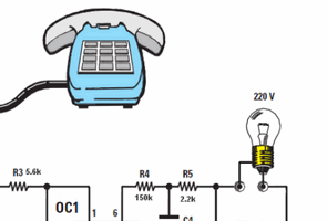 Telefon Çaldığında Lamba Yakma MOC3020 BT137
