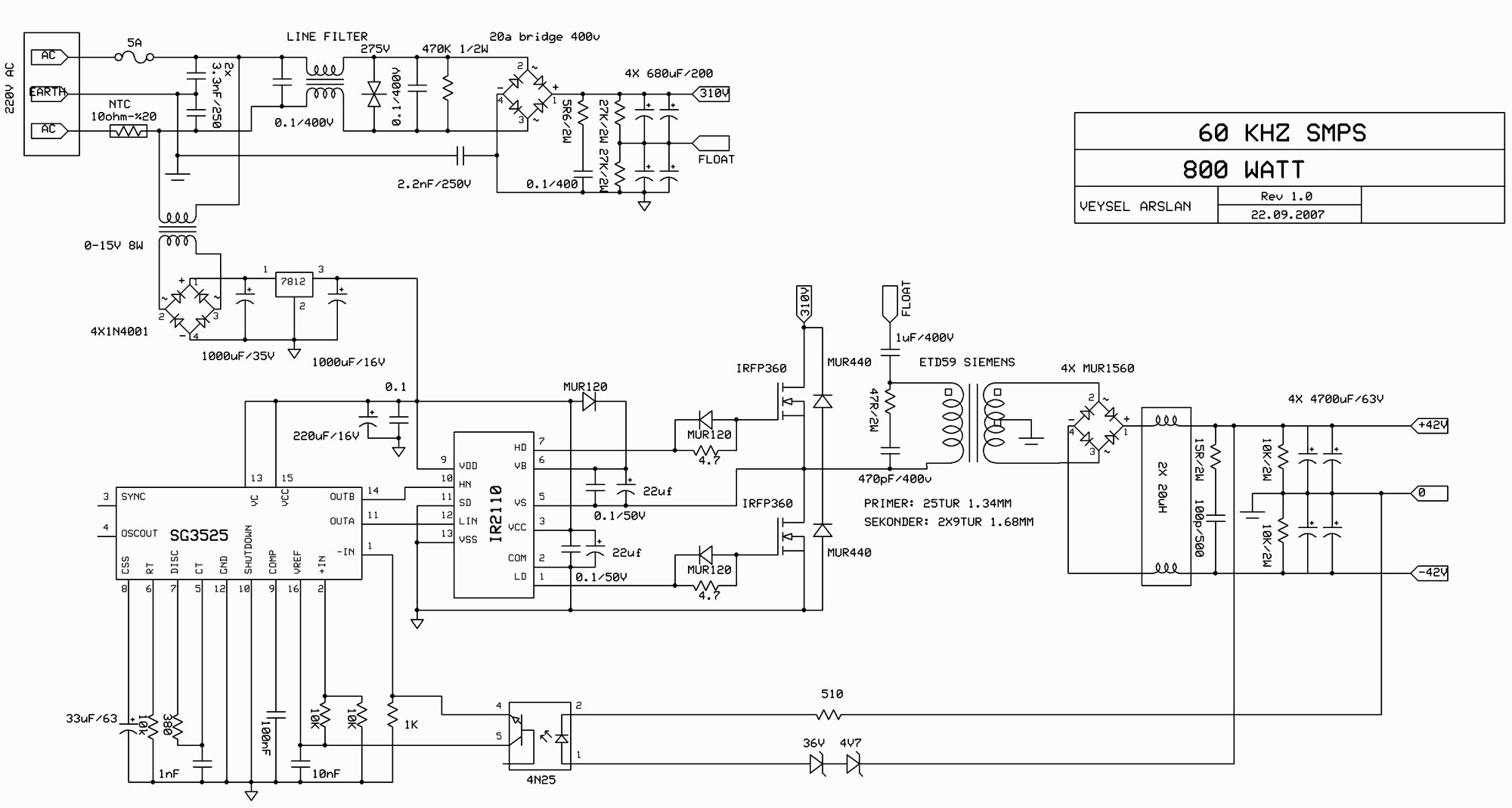 Mosfet driver circuit diagram