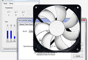 PIC18F2550 LM335Z 4 Kanal USB Fan Kontrol Devresi