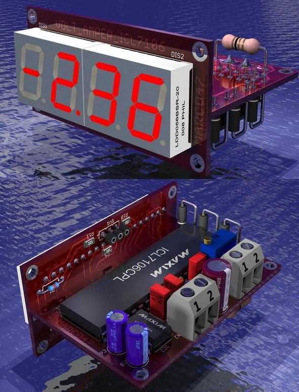 icl7106-icl7107-voltmeter-circuit-ampmeter-circuit