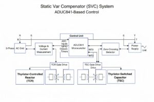 Statik Var Sistemi Reaktif Güç Kompanzasyonu ADUC841