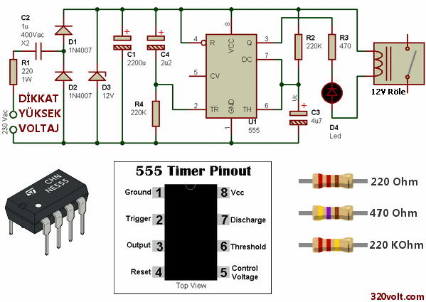 555-timer-trafosuz-devre-circuit