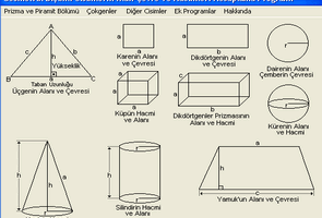 Geometrik Biçimli Cisimlerin Alan-Çevre ve Hacimlerini Hesaplama Programı