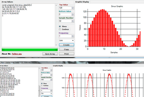 Cosinus – Sinus Array Creator
