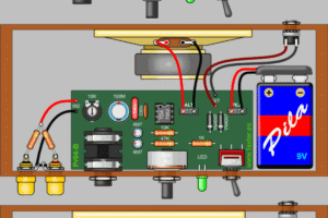 1W 2.5W Amfi Devreleri TDA7052  LM386 LM380N