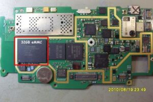 32 GB EMMC  Belleğe Micro SD Kart Bağlantısı