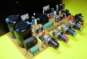 TDA7294 Stereo Ton Kontrollü Hoparlör Korumalı Amfi Devresi