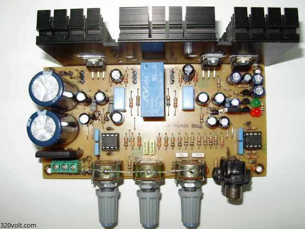 Compact Stereo Amplifier Project - Electronics Projects 